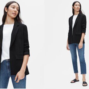 Eileen fisher silk sponge blazer